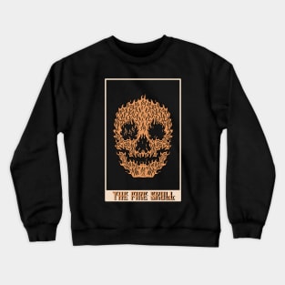 Fire skull Crewneck Sweatshirt